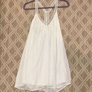 Lush White Racerback Dress